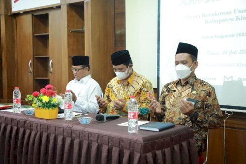 Wakil Bupati Klaten Hadiri Rapat Kerja FKUB Kabupaten Klaten Tahun 2022