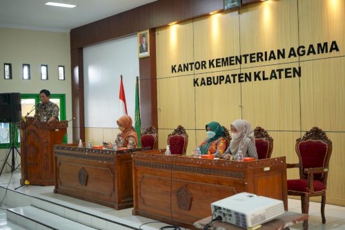 Wakil Bupati Klaten Membuka Acara Desiminasi Pra Audit Kasus Stunting di Kabupaten Klaten Tahun 2022