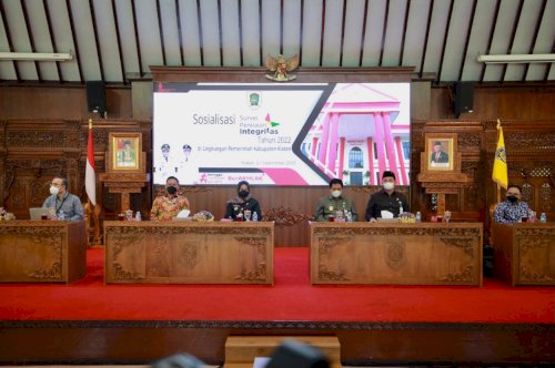 Sosialisasi SPI Tahun 2022, Bupati Klaten Harap Bisa Tingkatkan Skor SPI Klaten