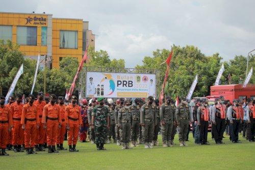 Bupati Klaten Pimpin Apel Siaga PRB Kabupaten Klaten Tahun 2022