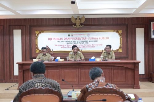 Pemerintah Kabupaten Klaten Lolos Uji Publik Komisi Informasi Pemerintah Jawa Tengah