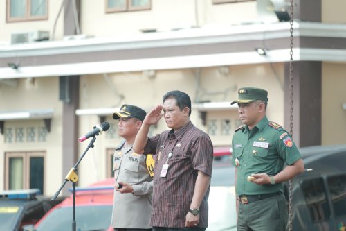 Jelang Perayaan Nataru, Polres Klaten Cek Kesiapan Personel