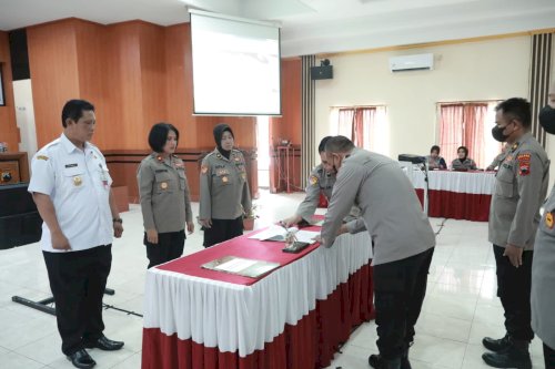 Wakil Bupati Klaten Hadiri Sosialisasi DIPA Polres Klaten TA 2023 