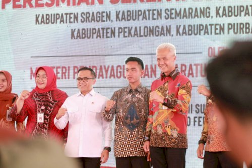 Wabup Klaten Hadiri Peresmian Serentak 7 MPP di Jawa Tengah