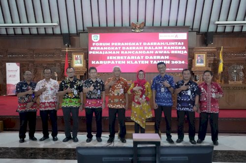 Forum Perangkat Daerah/Lintas Perangkat Daerah dalam Rangka Penajaman Rancangan Awal Renca Sekretariat Daerah Kabupaten Klaten Tahun 2024