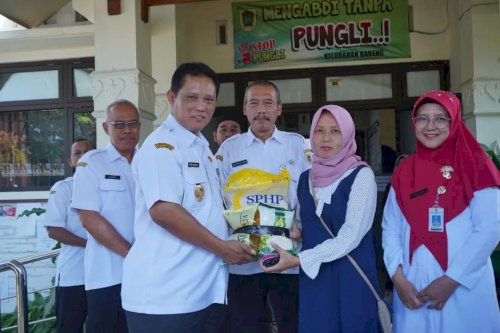 Kegiatan Pangan Murah oleh Wakil Bupati di Kelurahan Bareng