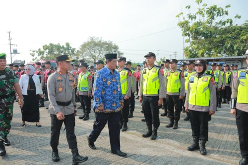 Wakil Bupati Klaten Pimpin Apel Gelar Pasukan Operasi Ketupat Candi 2023