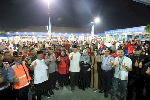 Wabup Klaten Sambut Kepulangan Pemudik Di Terminal Ir. Soekarno