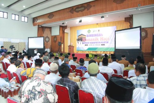 Pembukaan Manasik Haji Tingkat Kabupaten Klaten Tahun 1444H