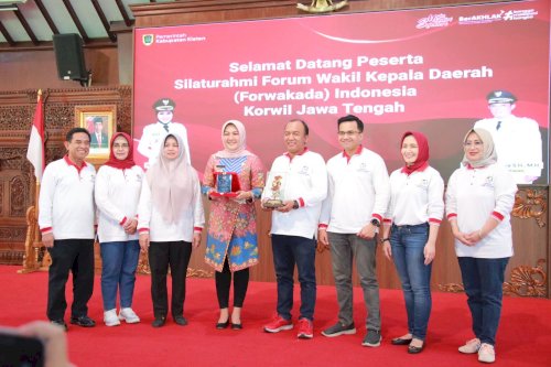 Bupati Klaten Terima Kunjungan Forwakada Indonesia