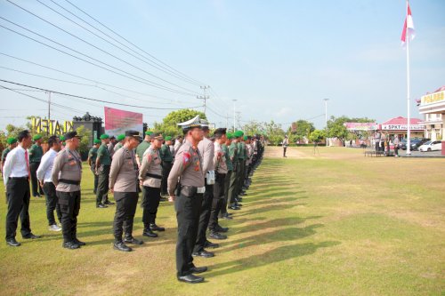 Pimpin Apel Sinergitas Polri, Wabup Klaten Ajak Seluruh Elemen Sukseskan Pilkades