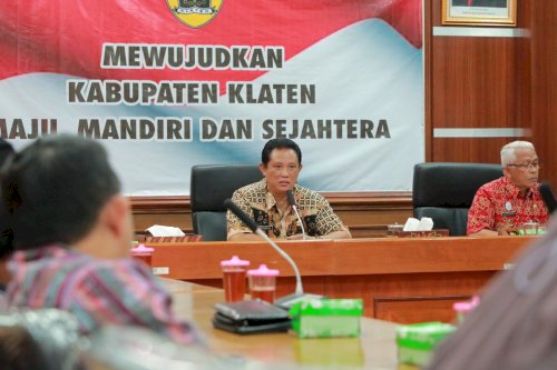 Membuka Rakor KPA Klaten, Wabup Klaten Ajak Masyarakat Cegah dan Kendalikan HIV Aids