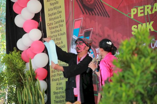 Wabup Klaten Hadiri Peringatan HUT Ke 46 SMK Leonardo Klaten