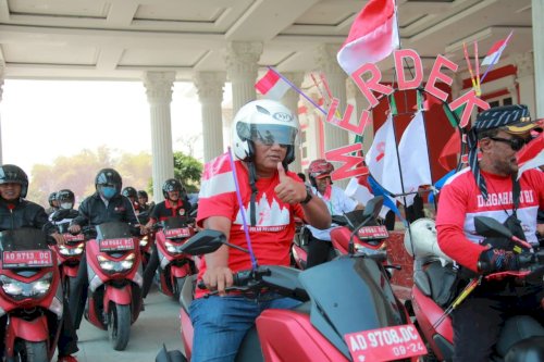 Bupati Klaten Lepas Keberangkatan Touring Kades se Kabupaten Klaten