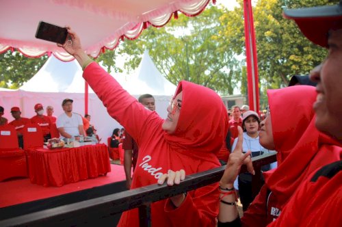 Gubernur Jateng Ikuti Jalan Sehat Dan Kukuhkan Relawan Kebencanaan Desa se Kabupaten Klaten