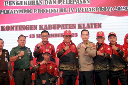 Wakil Bupati Klaten Kukuhkan Dan Lepas Kontingen PERPAPROV Kabupaten Klaten