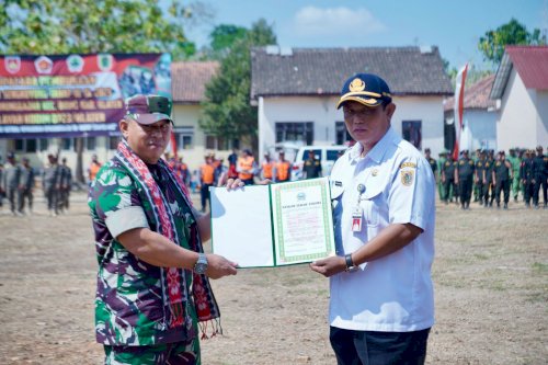 Wakil Bupati Klaten Secara Resmi Buka TMMD Sengkuyung Tahap III Desa Gunung Gajah