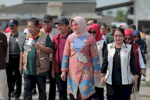 Bupati Klaten Panen Kedelai Bersama FKUB Klaten