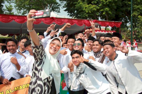 Bupati Klaten Pimpin Upacara Hari Santri Tingkat Kabupaten Klaten