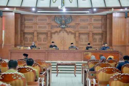 Bupati Klaten Sampaikan Pendapatnya Tentang RAPBD 2024