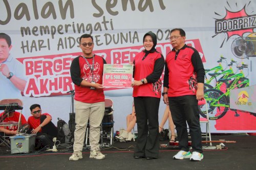 Hari Aids Sedunia 2023, KPA Kabupaten Klaten Gelar Jalan Sehat