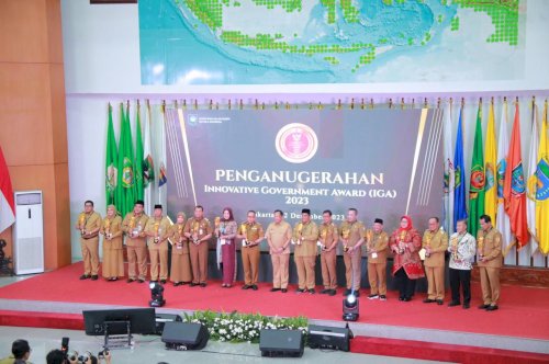 Kabupaten Klaten Raih IGA Award 2023 Sebagai Kabupaten Terinovatif