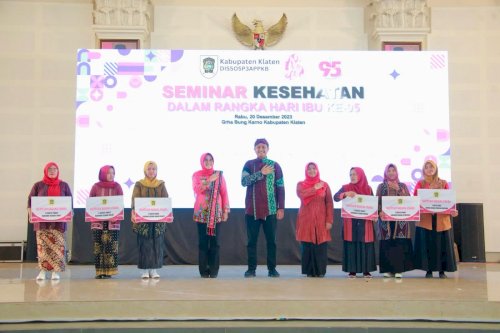 Peringati Hari Ibu Ke 95, Pemkab Klaten Gelar Seminar Kesehatan