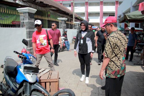 Sidak Pasar Gedhe, Bupati Klaten Minta Pedagang Taati Aturan 