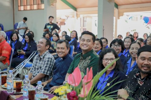 Bupati Klaten Mas Hamenang Hadiri Pelantikan Pengurus WKRI DPC Kabupaten Klaten