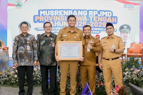 Bupati & Wakil Bupati Klaten Hadiri Musrenbang RPJMD Jawa Tengah Tahun 2025-2029