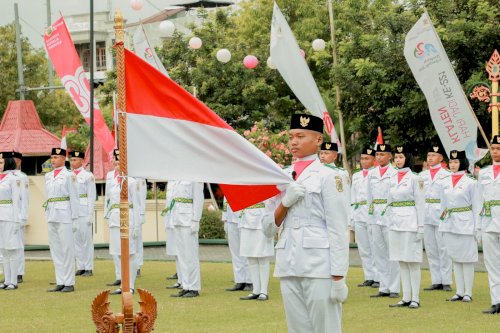 Satukan Langkah, Kibarkan Merah Putih, Upacara Pengukuhan Pasukan Pengibar Bendera Pusaka Tingkat Kabupaten Klaten 2025