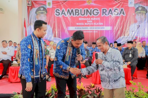 Bupati dan Wakil Bupati Klaten Tutup Rangkaian Sambung Rasa 2025 di Desa Pandes