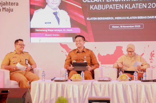 Hadiri Larwasda 2025, Bupati Klaten Tegaskan Lembaga Pengawas Adalah Sahabat Kita