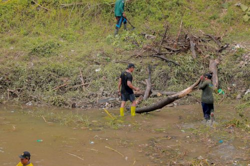 Bupati Klaten Tinjau Jembatan Gempol 4 yang Ambrol di Perbatasan Gantiwarno–Gunungkidul