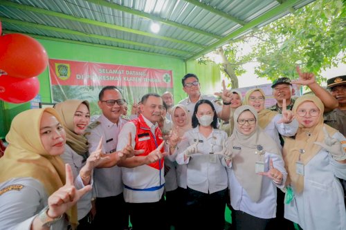 Tinjau Vaksinasi Campak, Gubernur Jateng Dorong Masyarakat Lengkapi Imunisasi Anak