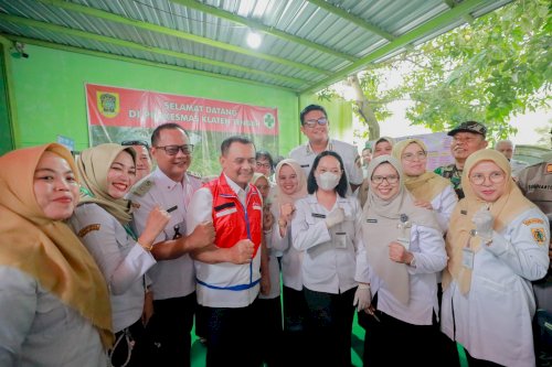 Tinjau Vaksinasi Campak, Gubernur Jateng Dorong Masyarakat Lengkapi Imunisasi Anak