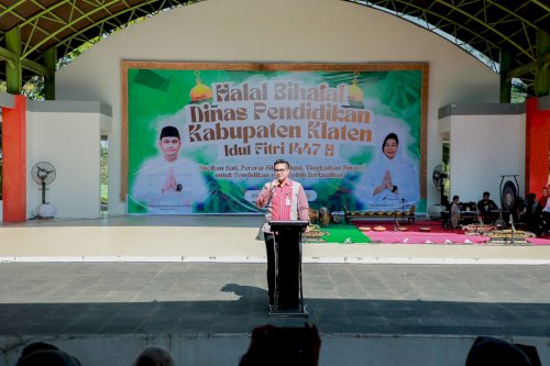 Halal Bihalal Dinas Pendidikan Klaten Pererat Silaturahmi dan Sinergi Pendidikan