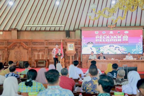 Bupati Klaten Mas Hamenang Dorong Pelajar Jadi Pelopor Keselamatan Lalu Lintas