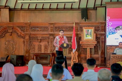 Bupati Klaten Mas Hamenang Dorong Pelajar Jadi Pelopor Keselamatan Lalu Lintas