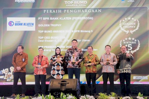 Klaten Borong Penghargaan Top BUMD 2026, Bupati Klaten Sabet Top Pembina BUMD Dua Kali Beruntun