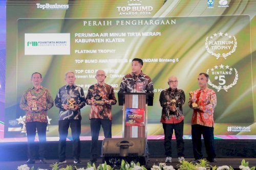 Klaten Borong Penghargaan Top BUMD 2026, Bupati Klaten Sabet Top Pembina BUMD Dua Kali Beruntun