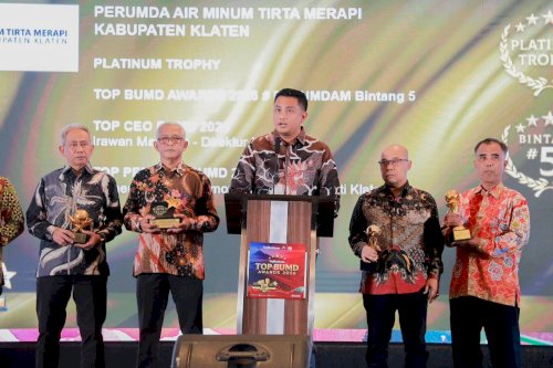 Klaten Borong Penghargaan Top BUMD 2026, Bupati Klaten Sabet Top Pembina BUMD Dua Kali Beruntun