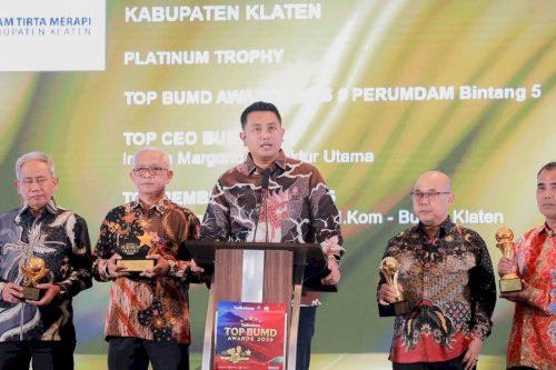 Klaten Borong Penghargaan Top BUMD 2026, Bupati Klaten Sabet Top Pembina BUMD Dua Kali Beruntun