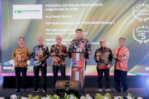 Klaten Borong Penghargaan Top BUMD 2026, Bupati Klaten Sabet Top Pembina BUMD Dua Kali Beruntun
