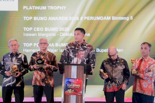 Klaten Borong Penghargaan Top BUMD 2026, Bupati Klaten Sabet Top Pembina BUMD Dua Kali Beruntun