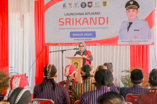 Bupati Klaten Launching SRIKANDI Masuk Desa, Gantiwarno Jadi Pelopor Digitalisasi Administrasi