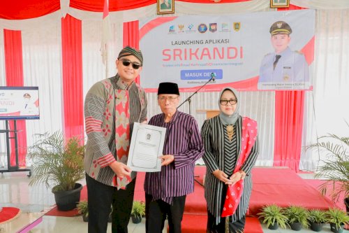 Bupati Klaten Launching SRIKANDI Masuk Desa, Gantiwarno Jadi Pelopor Digitalisasi Administrasi