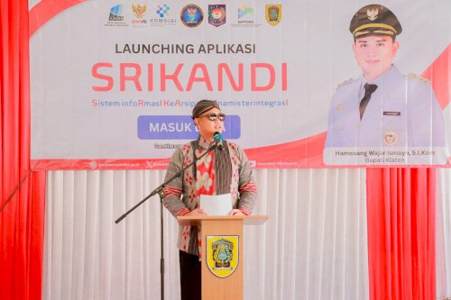 Bupati Klaten Launching SRIKANDI Masuk Desa, Gantiwarno Jadi Pelopor Digitalisasi Administrasi