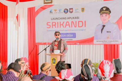 Bupati Klaten Launching SRIKANDI Masuk Desa, Gantiwarno Jadi Pelopor Digitalisasi Administrasi