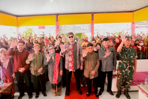 Bupati Klaten Launching SRIKANDI Masuk Desa, Gantiwarno Jadi Pelopor Digitalisasi Administrasi